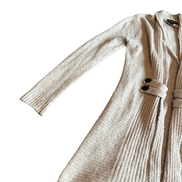 Fortune & Ivy Open-Front Long Length Cardigan Sweater Stretch Cozy Size Small - Picture 5 of 12